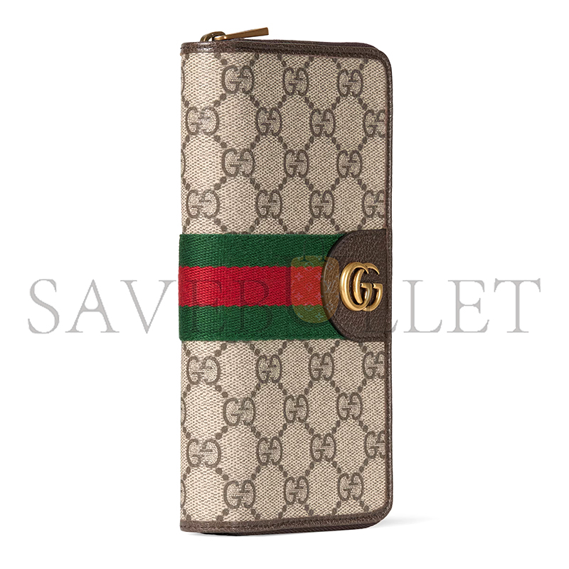 GUCCI OPHIDIA ZIP AROUND WALLET 838619 (22*20cm) GUCCI OPHIDIA ZIP AROUND WALLET 838619 (22*20cm)